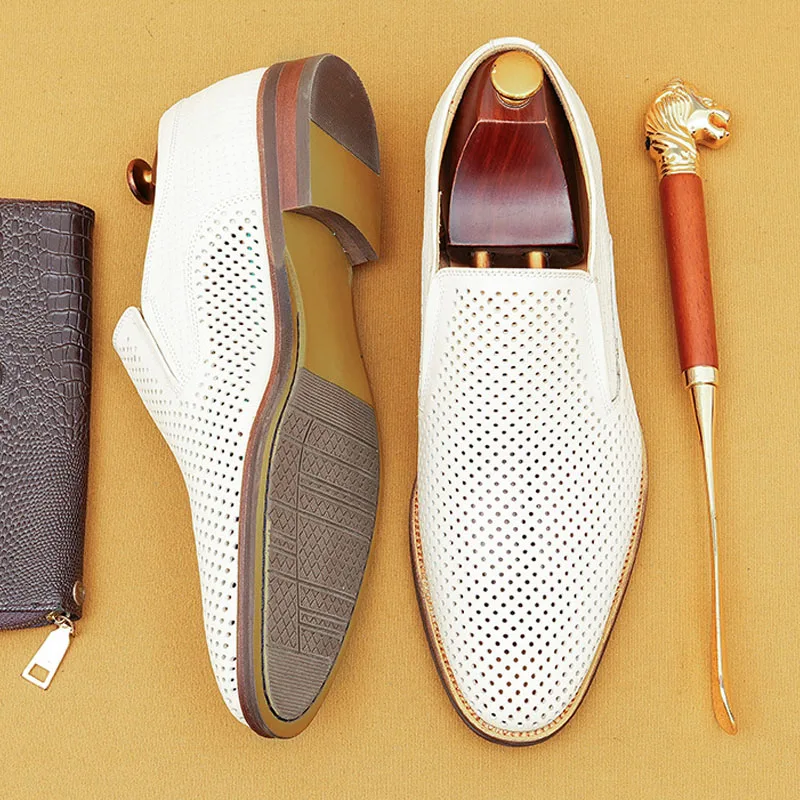 High Quality Mens Loafers Business Dress Shoes Wedding Italy Designer Leather Shoes Genuine Leather Pointed Toe Oxford Shoes
High Quality Mens Loafers Business Dress Shoes Wedding Italy Designer Leather Shoes Genuine Leather Pointed Toe Oxford Shoes