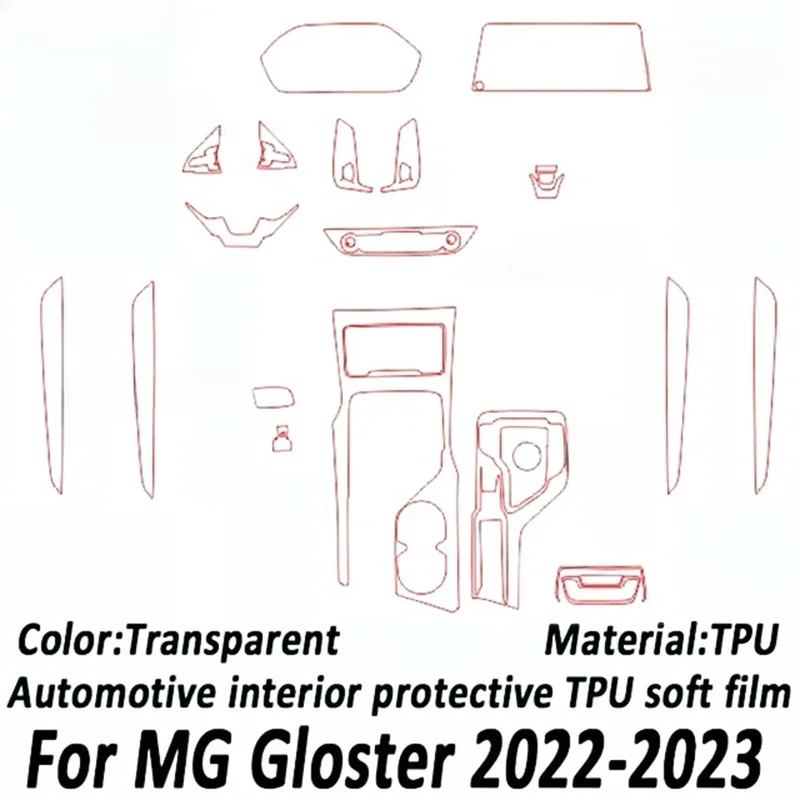Для MAXUS D90 PRO MG Gloster 2022 2023 Автомобильная дверь центральная консоль медиа приборная панель навигация ТПУ Защита от царапин пленка
Для MAXUS D90 PRO MG Gloster 2022 2023 Автомобильная дверь центральная консоль медиа приборная панель навигация ТПУ Защита от царапин пленка