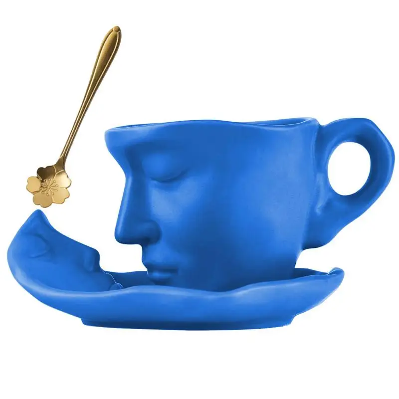 Kiss Couple Ceramic Coffee Mug Set Of 3 Light Luxury Creative Mugs Cup With Spoon & Saucer Wedding Gift Kitchen Tool Art Figures
Kiss Couple Ceramic Coffee Mug Set Of 3 Light Luxury Creative Mugs Cup With Spoon & Saucer Wedding Gift Kitchen Tool Art Figures