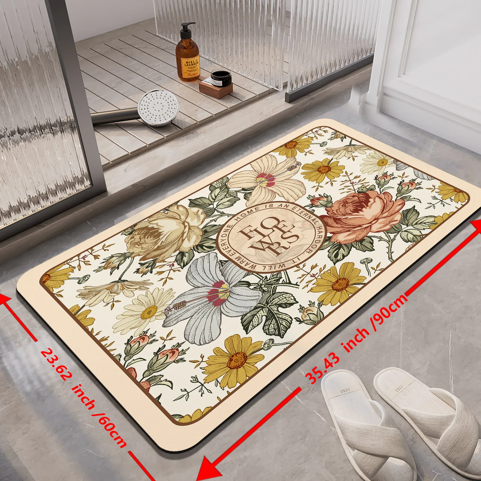 Luxury Bath Mats Bathroom Anti Slip Shower Foot Mat Super Absorbent Quick Dry Floor Mat Toilet Rug Doormat Carpet Washable Luxury Bath Mats Bathroom Anti Slip Shower Foot Mat Super Absorbent Quick Dry Floor Mat Toilet Rug Doormat Carpet Washable