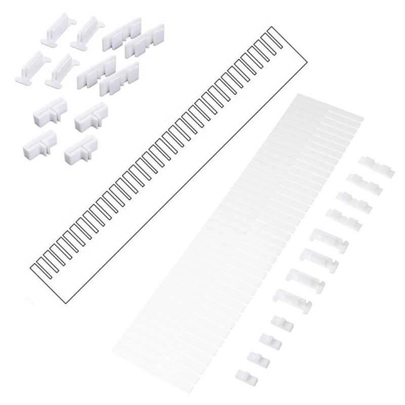 

Разделители ящиков, органайзеры-разделители ящиков, 5 шт., пластиковая сетка «сделай сам», регулируемый пластиковый разделитель,