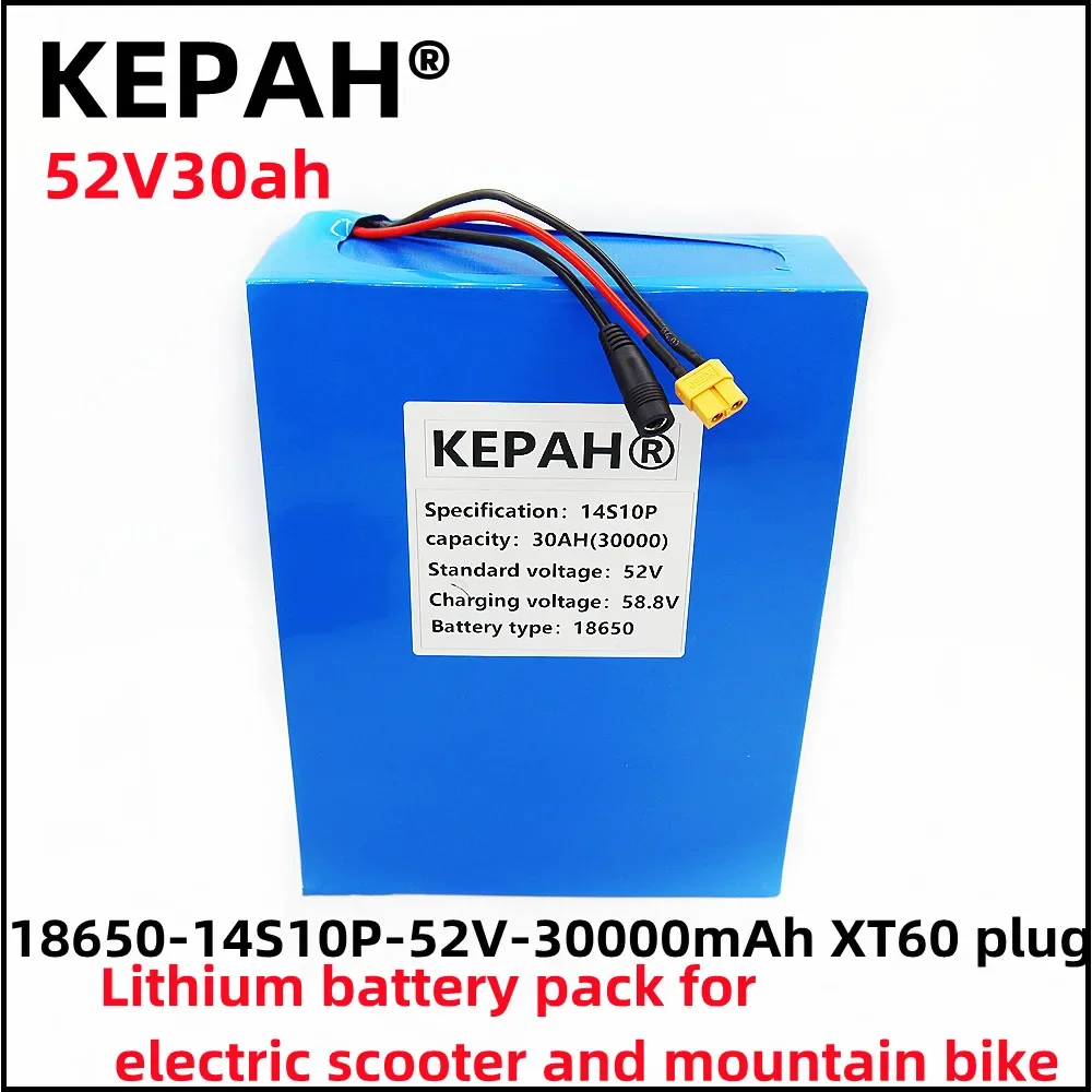 The new 52V30Ah14S30P electric vehicle lithium P battery pack is applicable to electric scooter mountain bike 250-1000w+charger
The new 52V30Ah14S30P electric vehicle lithium P battery pack is applicable to electric scooter mountain bike 250-1000w+charger