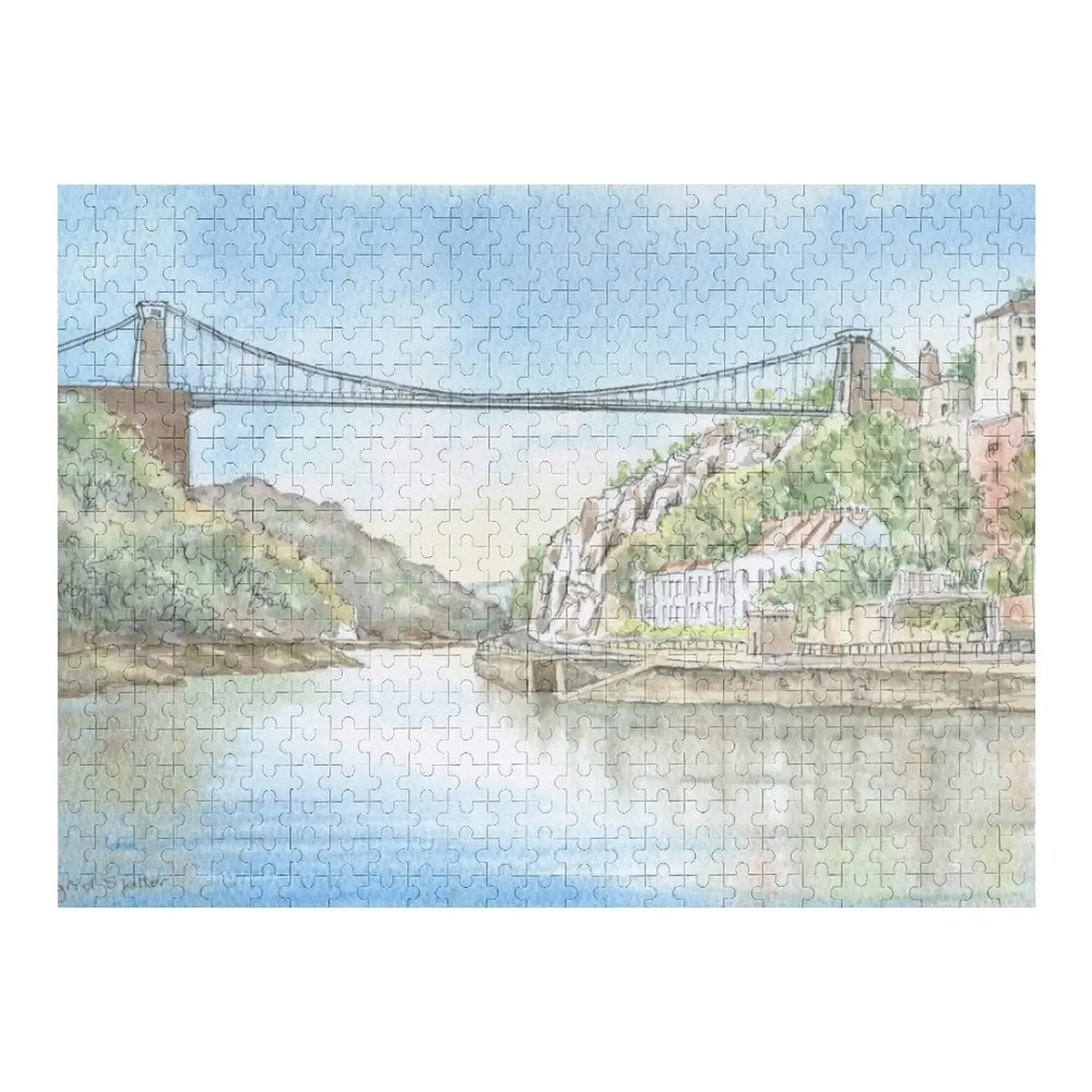 

Clifton Suspension Bridge Jigsaw Puzzle Personalized Gift Ideas Personalised Name Puzzle