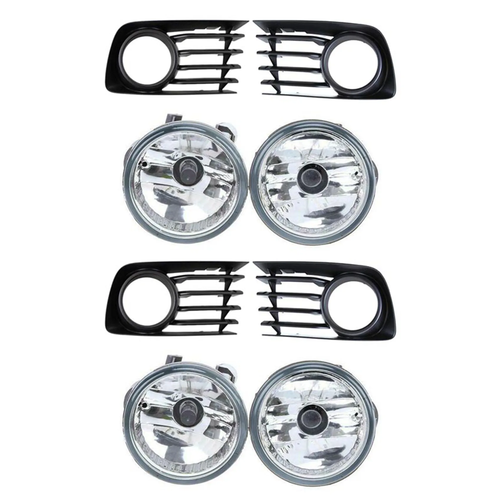 2 Pair Front Bumper Fog Light Lamps + Covers Kit for Toyota Prius 2004-2009 with Bulb 81221-52070 81211-52070
2 Pair Front Bumper Fog Light Lamps + Covers Kit for Toyota Prius 2004-2009 with Bulb 81221-52070 81211-52070