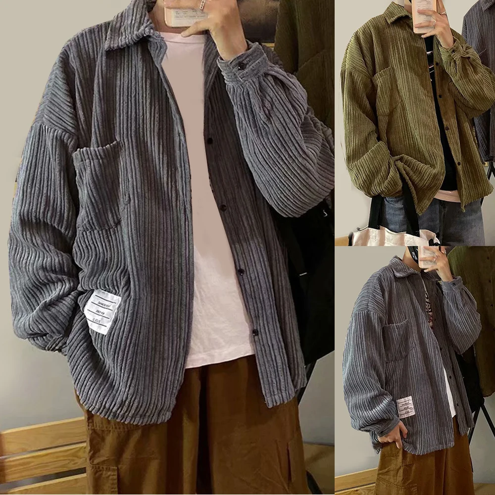 2023 Vintage Corduroy Blouses Women 90s Oversized Japanese Style Casual Autumn Long Sleeve Shirts Cardigan Harajuku Fashion
2023 Vintage Corduroy Blouses Women 90s Oversized Japanese Style Casual Autumn Long Sleeve Shirts Cardigan Harajuku Fashion