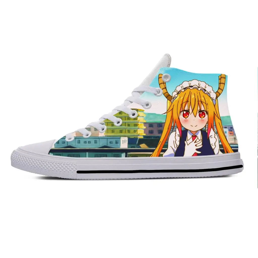 Anime Cartoon Miss Kobayashi Dragon Maid Tohru Casual Cloth Shoes High Top Lightweight Breathable 3D Print Men Women Sneakers
Anime Cartoon Miss Kobayashi Dragon Maid Tohru Casual Cloth Shoes High Top Lightweight Breathable 3D Print Men Women Sneakers