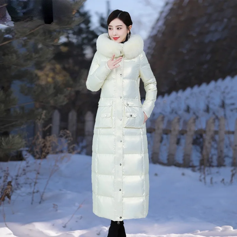 2023 New Women Down Jacket Winter Coat Female Mid Length Version Parkas Thick Warm Slim Fit Outwear Hooded Fur Collar Overcoat
2023 New Women Down Jacket Winter Coat Female Mid Length Version Parkas Thick Warm Slim Fit Outwear Hooded Fur Collar Overcoat