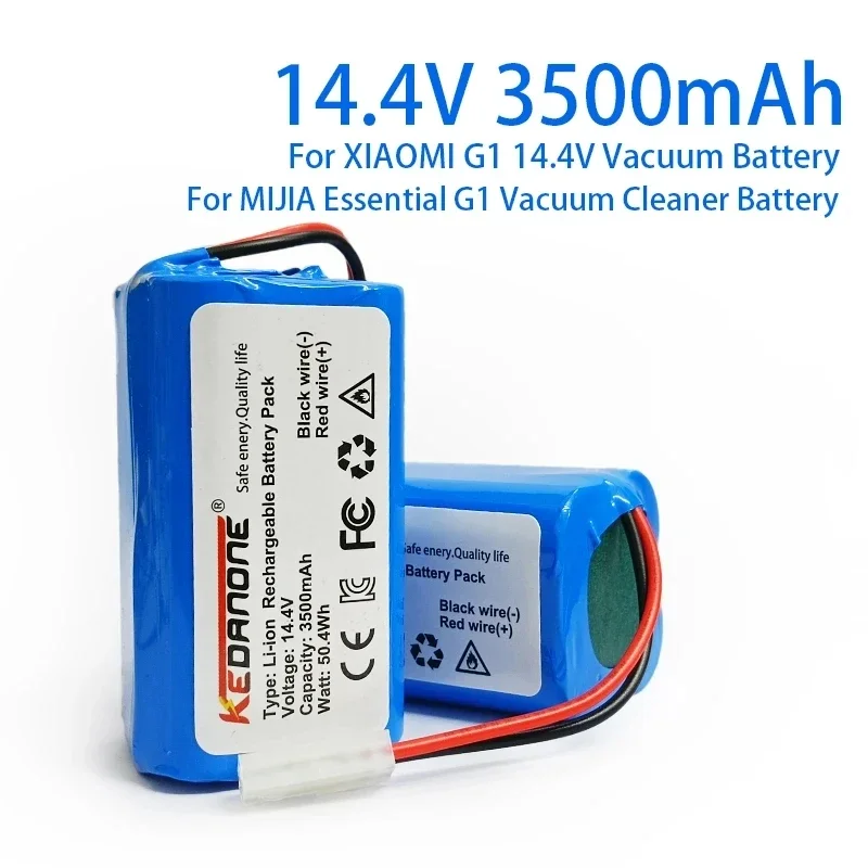 The All-New 4S1P 14.4V 3500mAh Lithium-Ion Battery Pack Is Suitable For XIAOMI MIJIA Mi Robot Vacuum Mop Essential G1 MJSTG1, SK
The All-New 4S1P 14.4V 3500mAh Lithium-Ion Battery Pack Is Suitable For XIAOMI MIJIA Mi Robot Vacuum Mop Essential G1 MJSTG1, SK