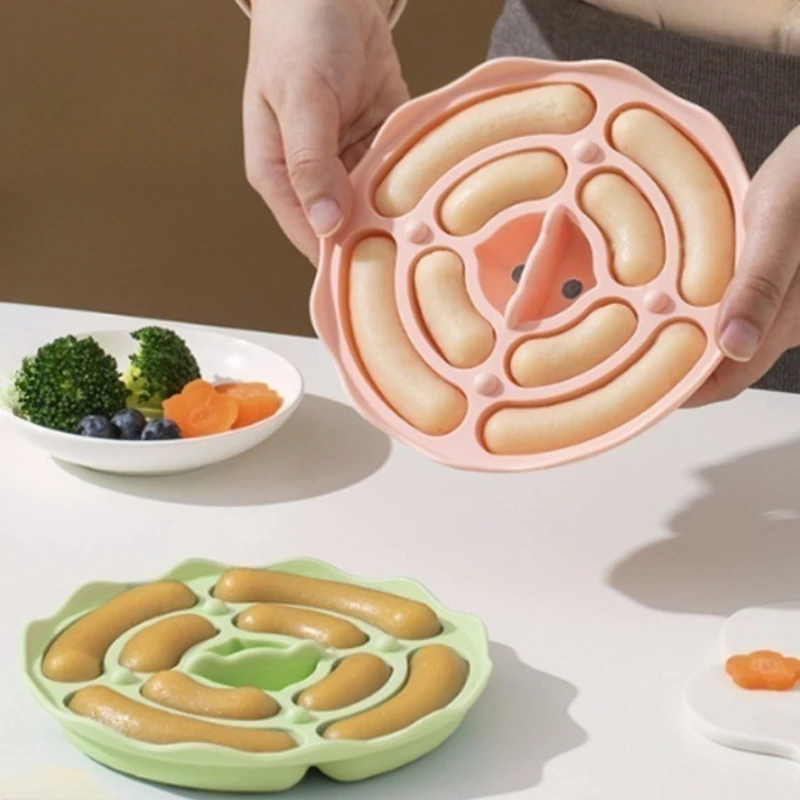 Silicone Sausage Mold Non-Stick,DIY Hot Dogs Baking Mold for Egg Sausage Baby's Supplementary Sausage Mold for Hot Dog Sandwich
Silicone Sausage Mold Non-Stick,DIY Hot Dogs Baking Mold for Egg Sausage Baby's Supplementary Sausage Mold for Hot Dog Sandwich