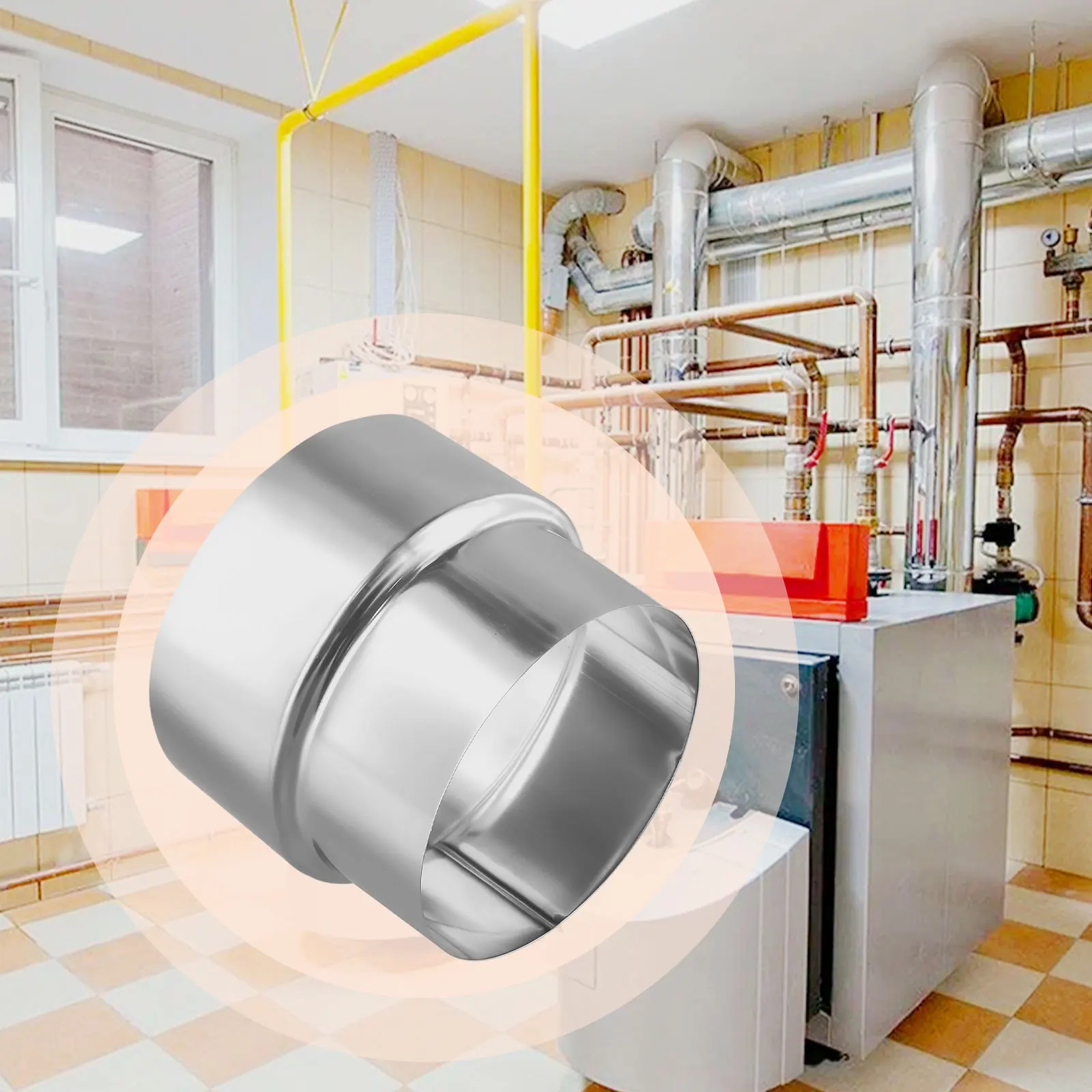 For Chimney Lining Connections Reducer Ø70mm/Ø50mm Exquisite High Quality Reduce Diameter Rigid Pipe Stainless Steel
For Chimney Lining Connections Reducer Ø70mm/Ø50mm Exquisite High Quality Reduce Diameter Rigid Pipe Stainless Steel