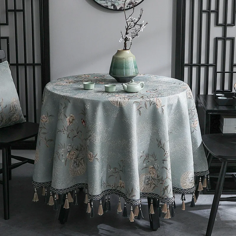Round Classic Tablecloth Anti-stain Cover Cotton Linen Dining Table Cover Coffee Wedding Table Decoration Bistro European Style
Round Classic Tablecloth Anti-stain Cover Cotton Linen Dining Table Cover Coffee Wedding Table Decoration Bistro European Style