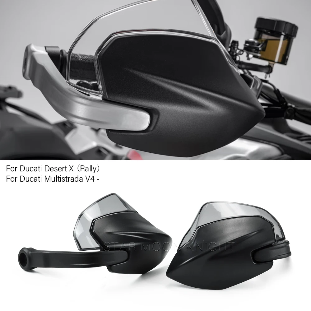 

For Ducati DesertX Rally Multistrada V4S V4 S Grand Tour Pikes Peak RS Rally Adventure Handguard Extensions Hand Guards Sliders
