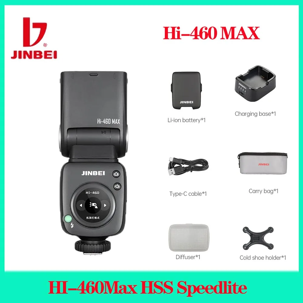 Вспышка JINBEI HI460MAX GN48 TTL/HSS для камеры, универсальная внешняя вспышка типа «Горячий башмак» с сенсорным экраном для Canon, Sony, Nikon
Вспышка JINBEI HI460MAX GN48 TTL/HSS для камеры, универсальная внешняя вспышка типа «Горячий башмак» с сенсорным экраном для Canon, Sony, Nikon