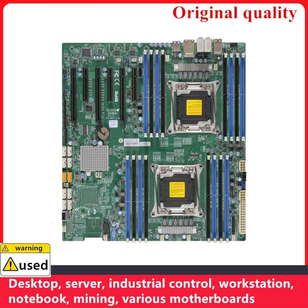 

Used For Supermicro X10DAI Motherboards C612 LGA 2011-3 V3 DDR4 ECC 1T Server workstation Mainboard PCI-E3.0 SATA3 USB3.0