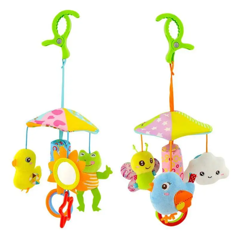

Animal Crib Hanging Toy Baby Bed Stroller Wind Newborn Pushchair Rattle for Doll