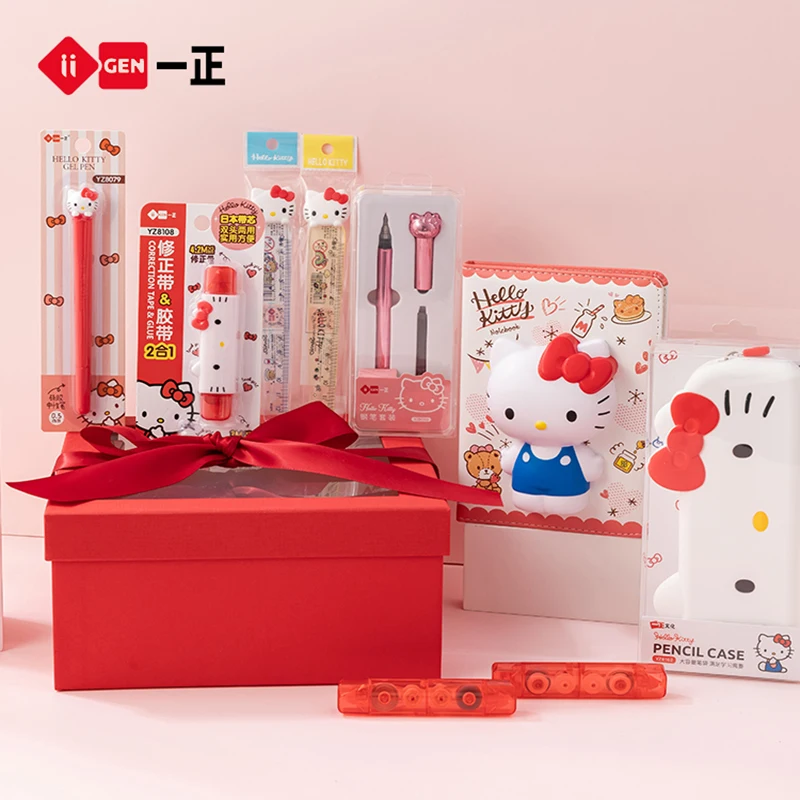 Yizheng Co-branded Sanrio Anime Cartoon Hello Kitty Stationery Gift Box Set Eraser Notebook Pencil Case Children School Supplies
Yizheng Co-branded Sanrio Anime Cartoon Hello Kitty Stationery Gift Box Set Eraser Notebook Pencil Case Children School Supplies