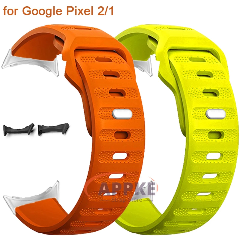 

Soft Silicone Sport Band for Google Pixel Watch 2 41mm correa Rubber Watchband Strap for Google Pixel Watch 41mm bracelet