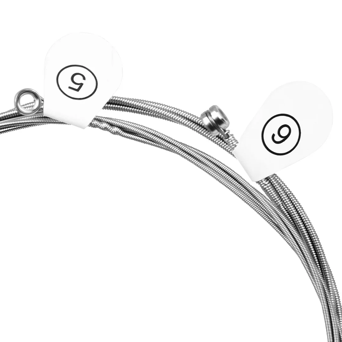 Clear and Responsive Electric Guitar Strings Nickel Wound Strong Penetration Long Service Life Silver Color 6 PCS
Clear and Responsive Electric Guitar Strings Nickel Wound Strong Penetration Long Service Life Silver Color 6 PCS