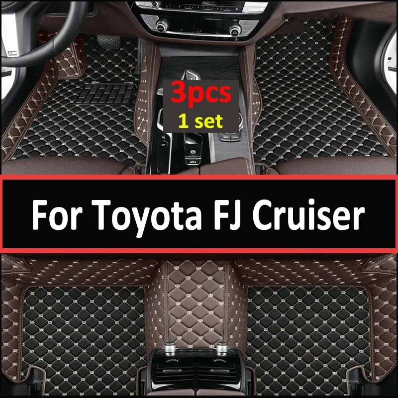 Автомобильные коврики для Toyota FJ Cruiser XJ10 2007 ~ 2022, автомобильные прочные коврики, кожаные коврики, водонепроницаемые напольные коврики, полный комплект автомобильных аксессуаров
Автомобильные коврики для Toyota FJ Cruiser XJ10 2007 ~ 2022, автомобильные прочные коврики, кожаные коврики, водонепроницаемые напольные коврики, полный комплект автомобильных аксессуаров