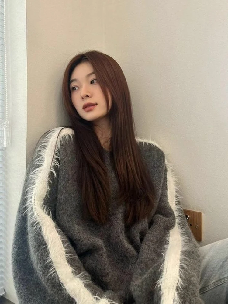 Spring Autumn V-Neck Pullover Sweater Knitwear Women's Sweater Woman Clothing Korean Popular Clothes Pullover Traf Woman
Spring Autumn V-Neck Pullover Sweater Knitwear Women's Sweater Woman Clothing Korean Popular Clothes Pullover Traf Woman