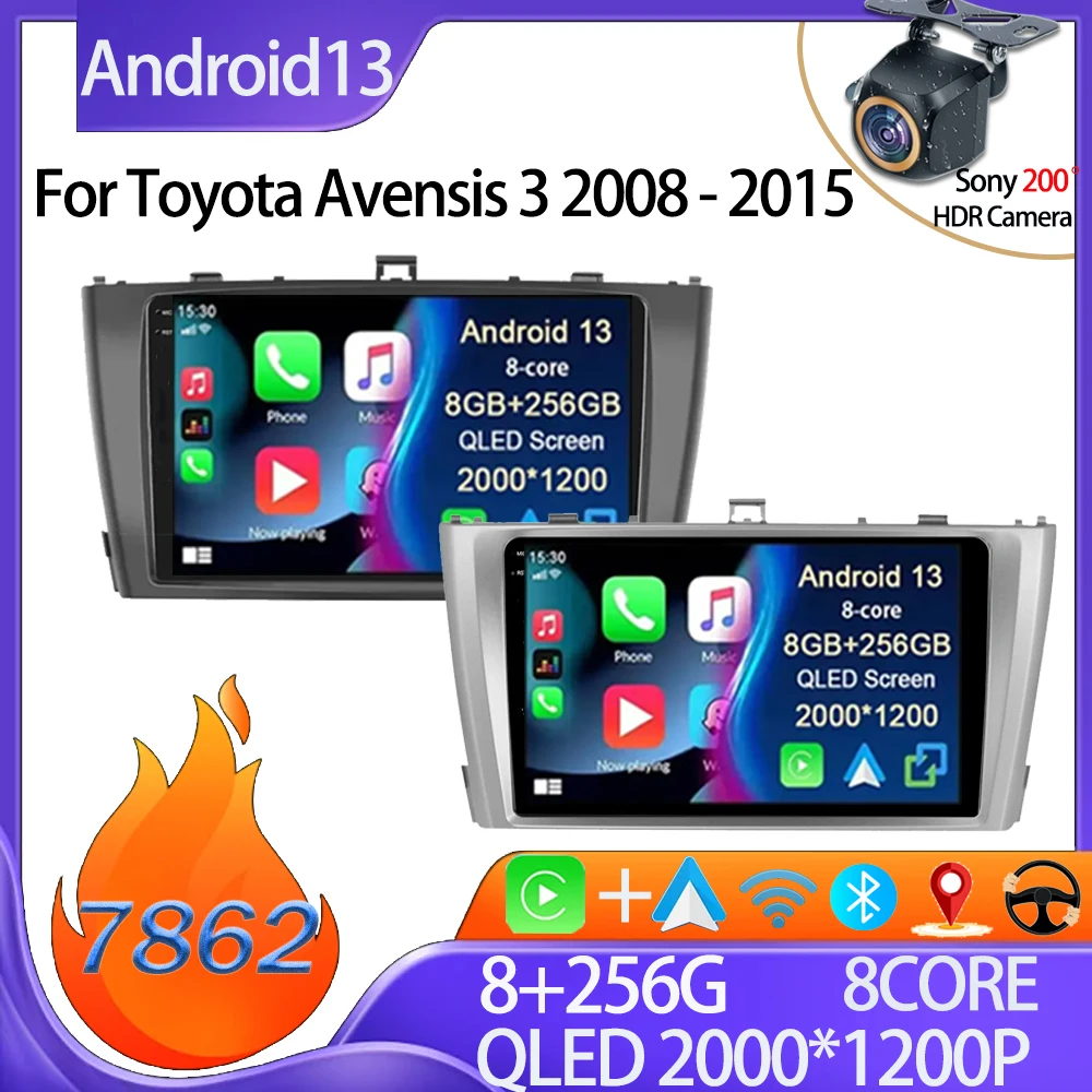 Автомобильная стереосистема для Toyota Avensis 3 2008-2015, автомобильное радио, стерео головное устройство, мультимедийный плеер, GPS-навигация, № 2DIN, DVD, стандартное радио, Wi-Fi, BT
Автомобильная стереосистема для Toyota Avensis 3 2008-2015, автомобильное радио, стерео головное устройство, мультимедийный плеер, GPS-навигация, № 2DIN, DVD, стандартное радио, Wi-Fi, BT