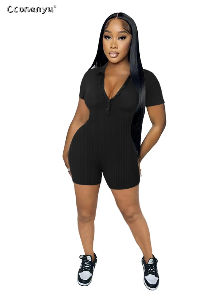 Women Summer Jumpsuit Casual Bodycon Bodysuit Solid Color Backless Short Sleeve Playsuts Sport Rompers One Piece Outfit Overalls
Women Summer Jumpsuit Casual Bodycon Bodysuit Solid Color Backless Short Sleeve Playsuts Sport Rompers One Piece Outfit Overalls