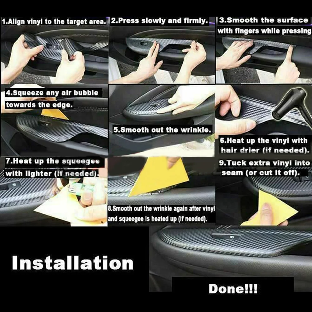 Car 5D Interior Glossy Carbon Fiber Wrap Trim Sticker Decor Black For BMW 3 Series E90 2005-2012 Auto Panel Frame Stickers
Car 5D Interior Glossy Carbon Fiber Wrap Trim Sticker Decor Black For BMW 3 Series E90 2005-2012 Auto Panel Frame Stickers