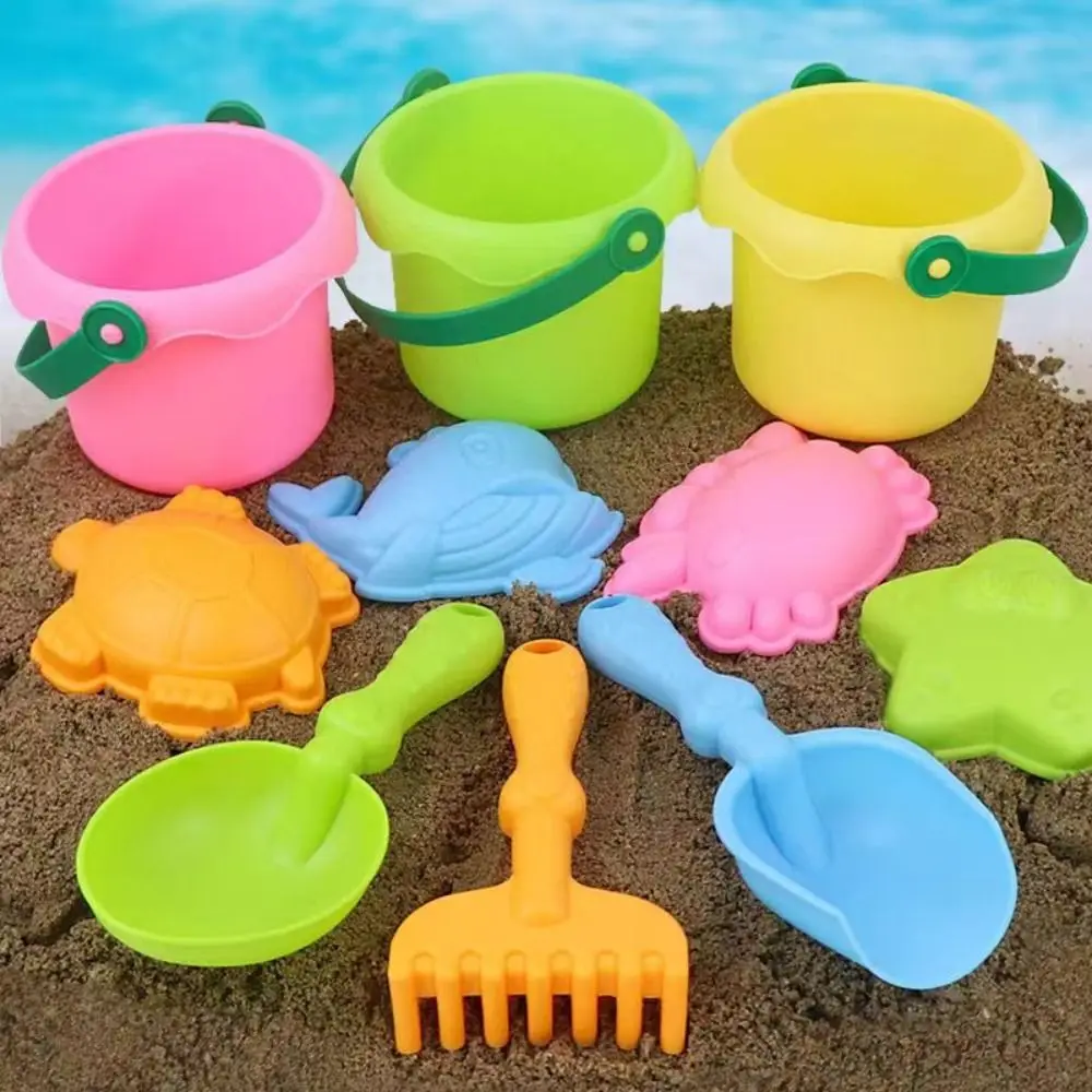 

1 Set Bucket Beach Sand Play Toys Sand Bucket Pit Tool Portable Shovel Beach Bucket Toys ABS Lightweight Beach Play Toys Kids