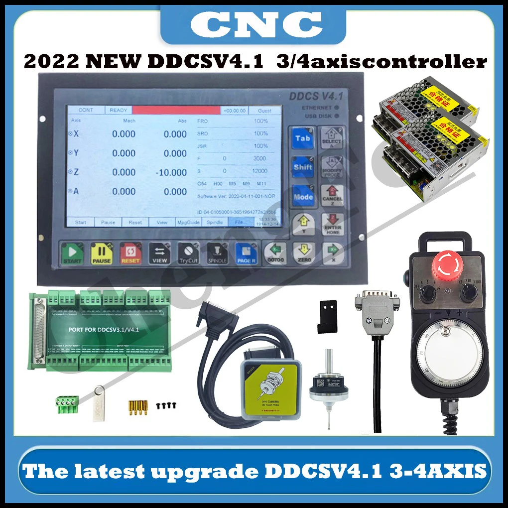 NEW latest 2022 DDCSV3.1 upgrade DDCS V4.1 3/4 axis independent offline machine tool engraving and milling CNC motion controller 
NEW latest 2022 DDCSV3.1 upgrade DDCS V4.1 3/4 axis independent offline machine tool engraving and milling CNC motion controller