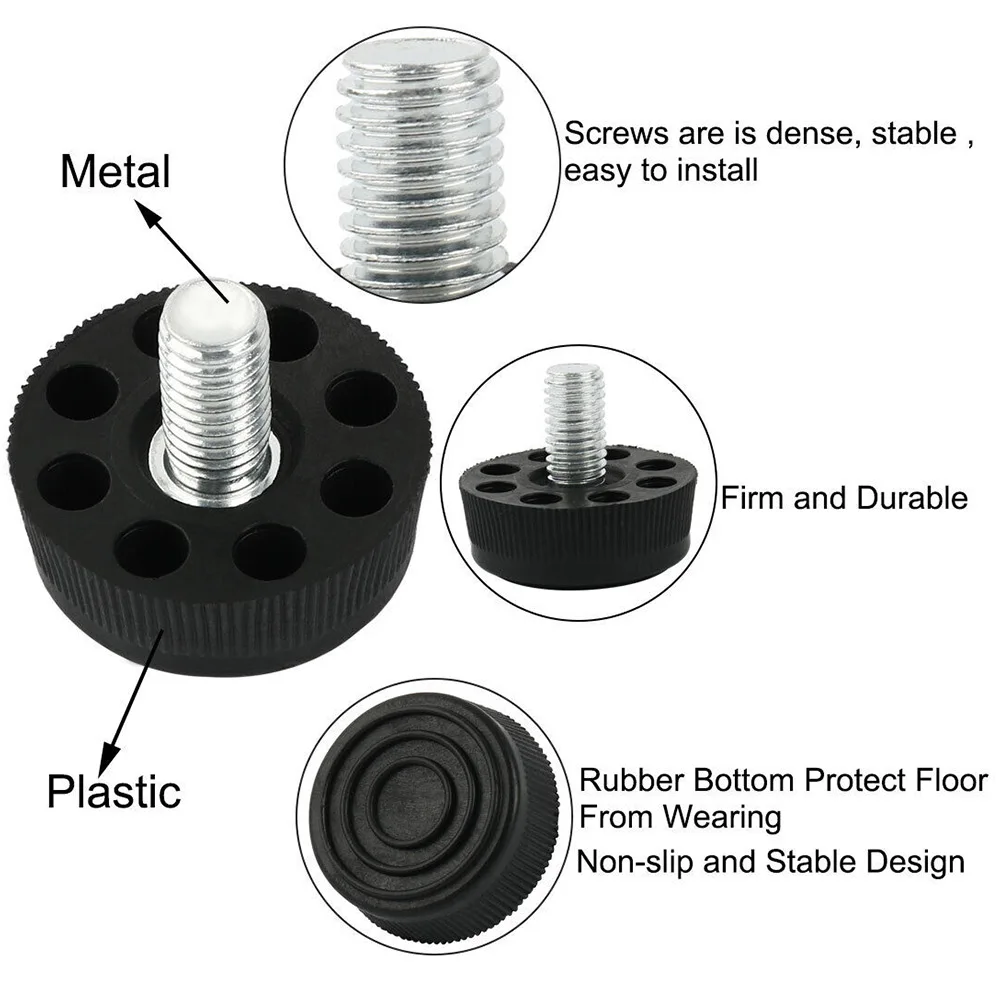 Furniture Table Part Leveling Feet Adjustable Easy To Install M8 Male Plastic And Metal Screw On For Heavier Desks
Furniture Table Part Leveling Feet Adjustable Easy To Install M8 Male Plastic And Metal Screw On For Heavier Desks