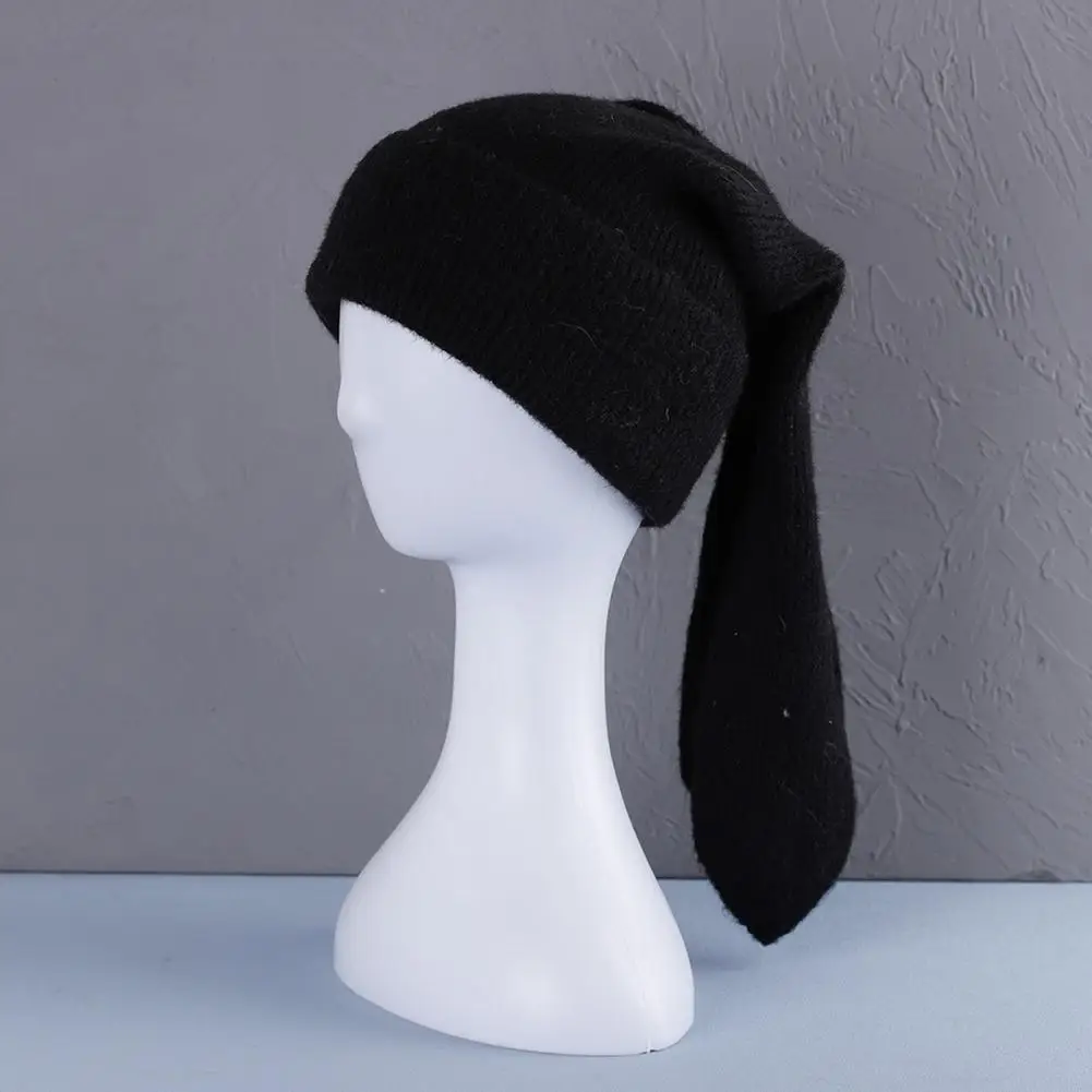 

Knitted Beanie Hat Winter Warm Knit Bunny Beanie Hat for Women Cute Rabbit Ear Crochet Skull Cap for Outdoor Skiing Stylish Hat