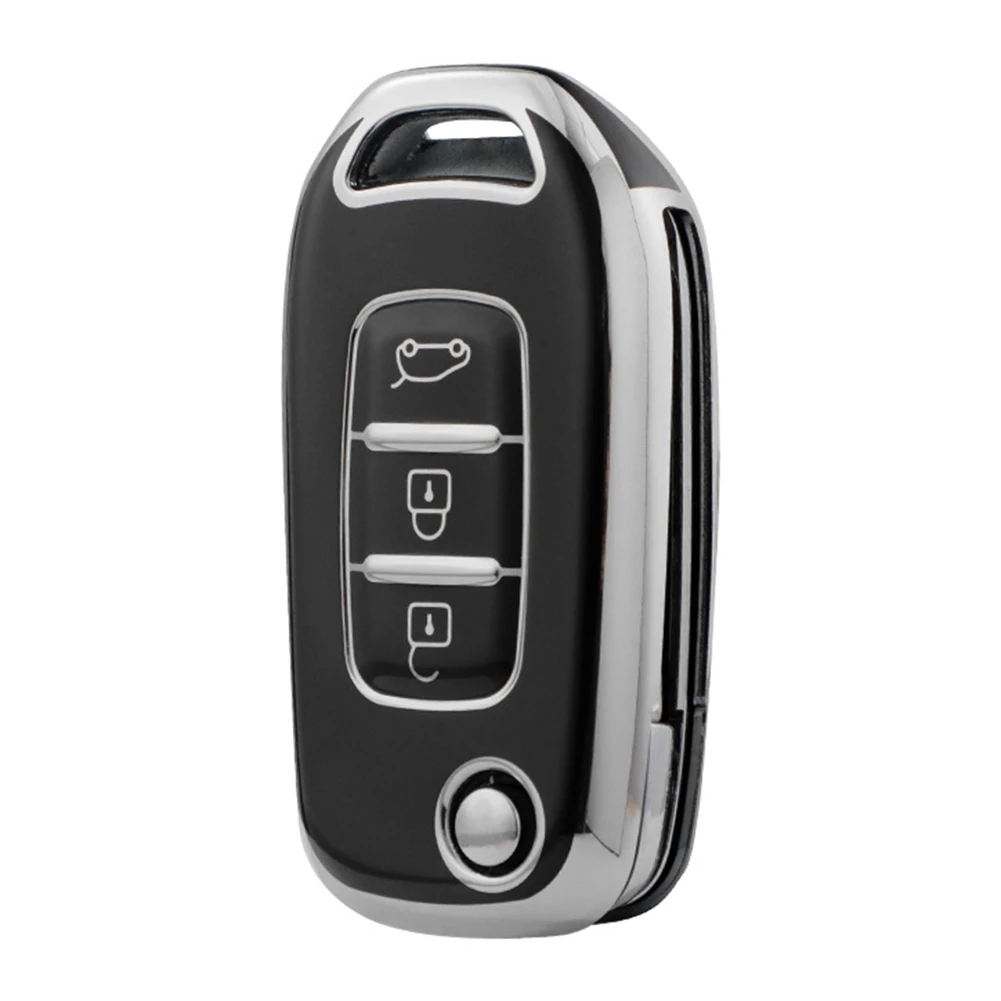TPU Car Flip Key Case Cover Shell Fits For -Renault 3 Buttons Protected Fob Bag Car Key Case Buckle Accessories
TPU Car Flip Key Case Cover Shell Fits For -Renault 3 Buttons Protected Fob Bag Car Key Case Buckle Accessories