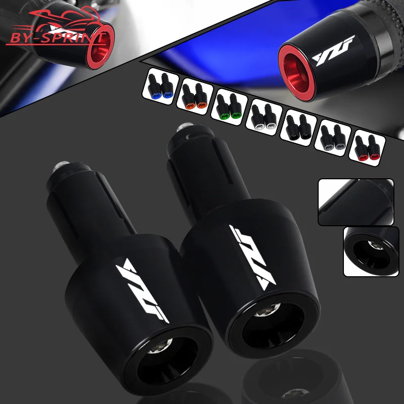 

For YZF-R1 R3 R6 R15 R25 R125 R7 R1M All Years Motorbike Accessories YZF Handlebar Grips End Handle Bar Cap End Plug r1 r6 r3