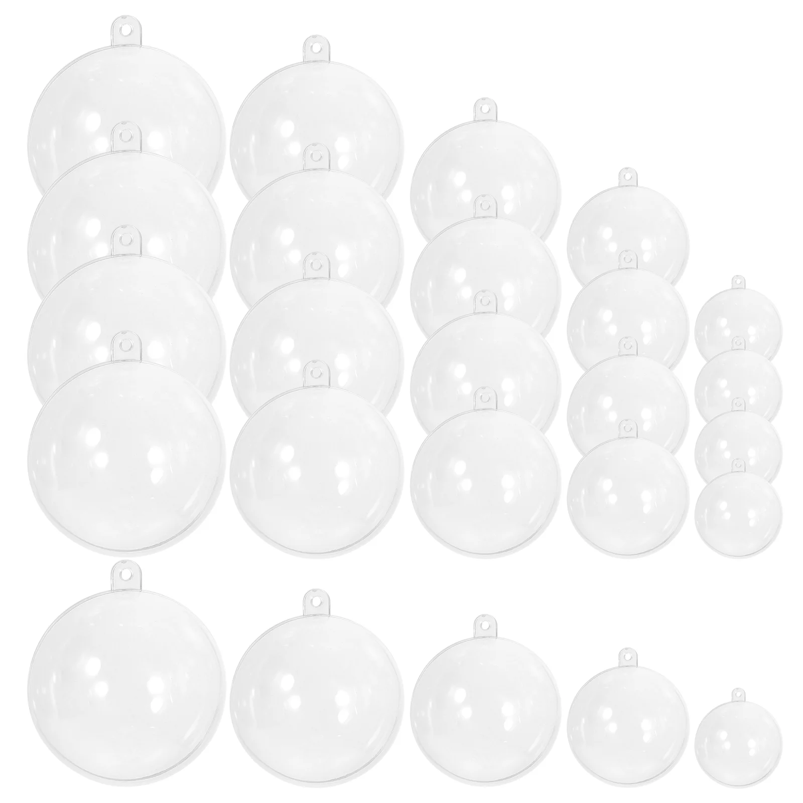 25pcs Transparent Round Fillable Hanging Ornaments Christmas Balls Clear Plastic Fillable Baubles Ball
25pcs Transparent Round Fillable Hanging Ornaments Christmas Balls Clear Plastic Fillable Baubles Ball