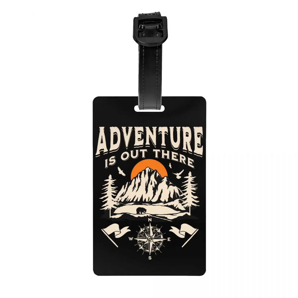 Adventure Is Out There Luggage Tag Custom Mountain Compass Baggage Tags Privacy Cover Name ID Card
Adventure Is Out There Luggage Tag Custom Mountain Compass Baggage Tags Privacy Cover Name ID Card