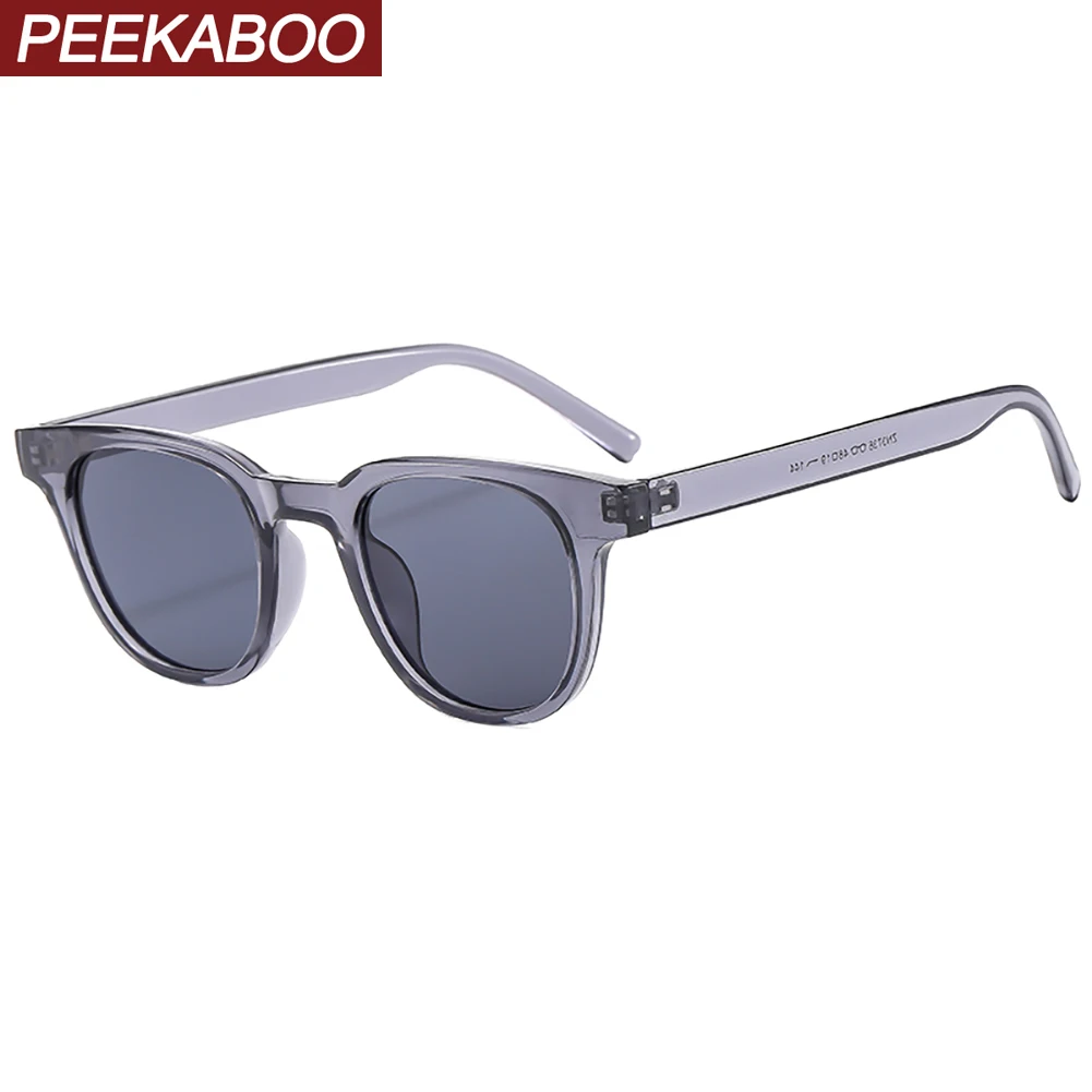 

Peekaboo unisex square frame sunglasses uv400 male 2024 small sun glasses for women men retro blue brown 2024 dropshipping