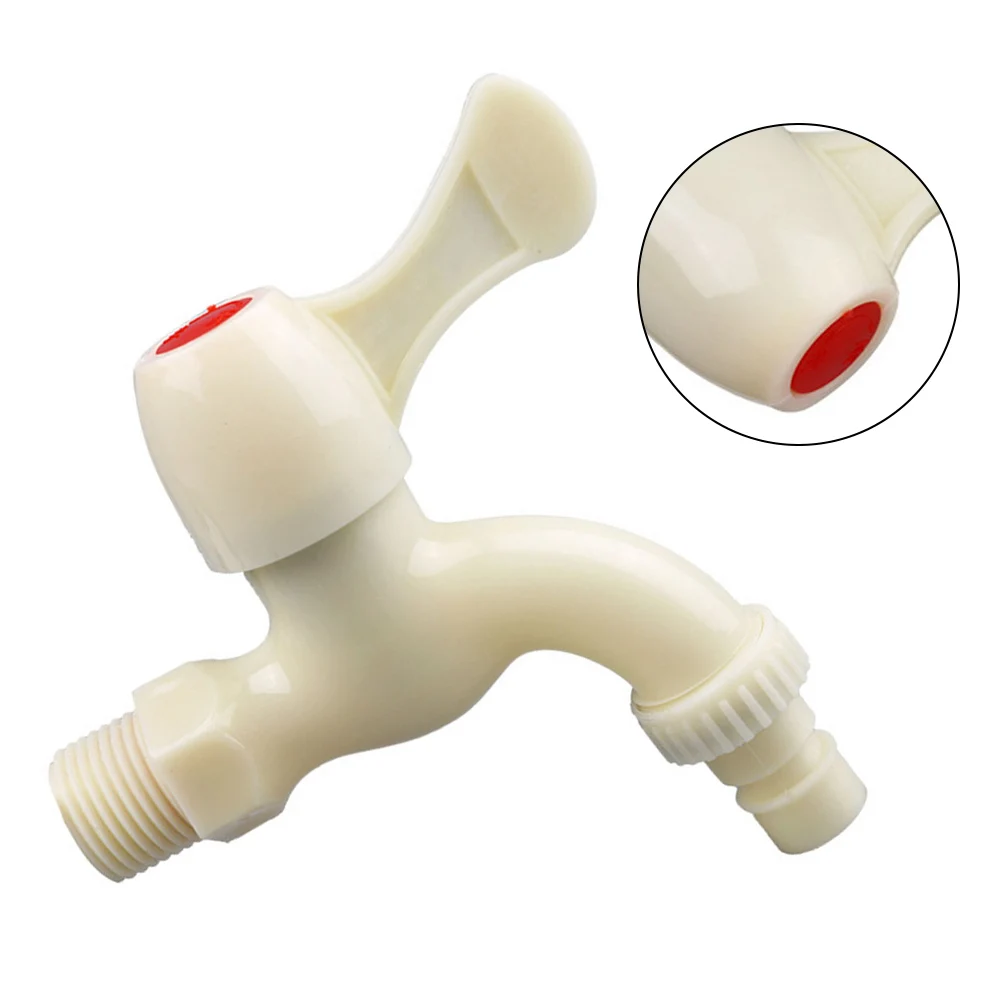 Plastic Beige Faucet Household Quick Opening Single Cold G1/2 External Threaded Connection For Kitchen Bathroom Bathtub Fixture
Plastic Beige Faucet Household Quick Opening Single Cold G1/2 External Threaded Connection For Kitchen Bathroom Bathtub Fixture