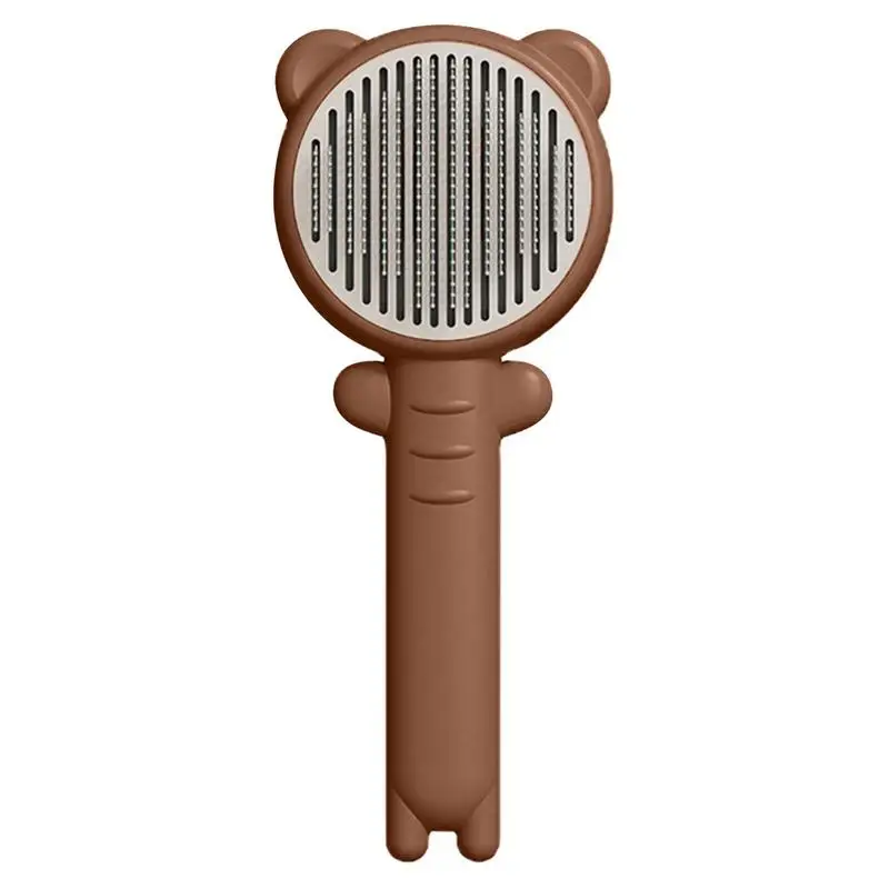 

Self Cleaning Dog Brush Portable Cat Hair Brush Grooming Comb Removes Loose Hair & Dirt Deshedding Brush For Dogs Cats