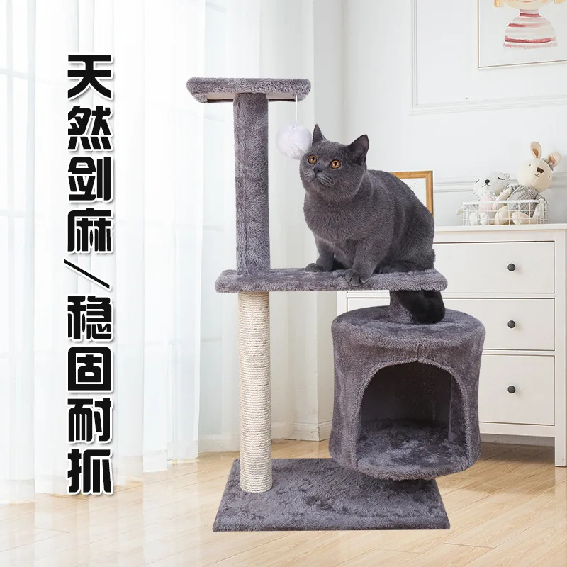 Cat House Multi-layer With Hammock Cat Scratcher Tree Toys Pet Cat House Furniture Scratching Post For Pet
Cat House Multi-layer With Hammock Cat Scratcher Tree Toys Pet Cat House Furniture Scratching Post For Pet
