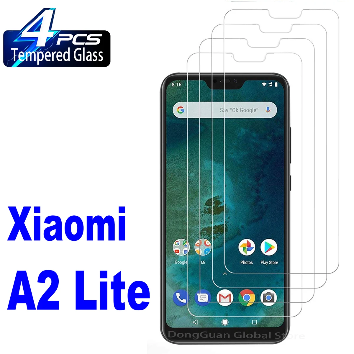 2/4 шт. закаленное стекло для Xiaomi Mi A2 Lite Защитная стеклянная пленка для экрана
2/4 шт. закаленное стекло для Xiaomi Mi A2 Lite Защитная стеклянная пленка для экрана