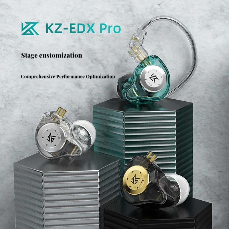

KZ ZST In-ear Monitor Earphone Headset DD+BA Heavy Bass Earphone HiFi Earphone Iron Four Core Control Movement Replaceable Cable