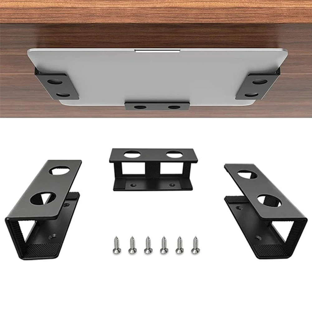 1Set Silver/black Under Desk Laptop Mount With Anti-Scratch Felt Board For Laptops Storage And Device Less Than 38mm/1.5 Inch
1Set Silver/black Under Desk Laptop Mount With Anti-Scratch Felt Board For Laptops Storage And Device Less Than 38mm/1.5 Inch