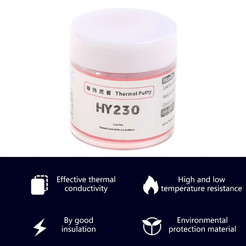 

HY234 10g Silicone Heatsink Grease Thermal Compound Paste 4.0W High Conductive For CPU GPU Chipset Notebook Cooling Dropship