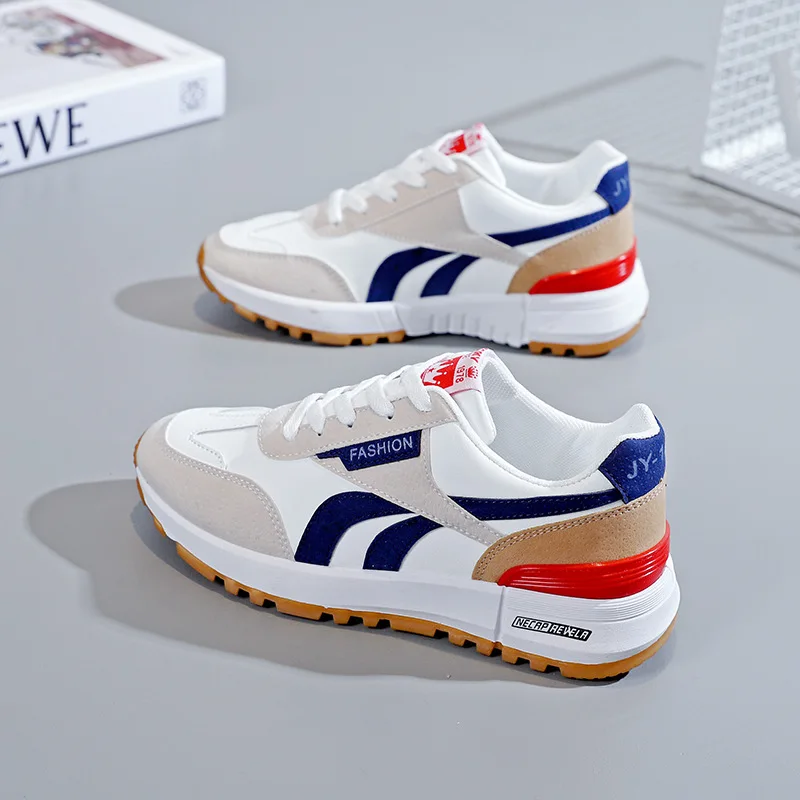 Женские модные легкие кроссовки для бега, Корейская версия, универсальная спортивная обувь для студентов, Уличная Повседневная обувь для улицы 
Женские модные легкие кроссовки для бега, Корейская версия, универсальная спортивная обувь для студентов, Уличная Повседневная обувь для улицы