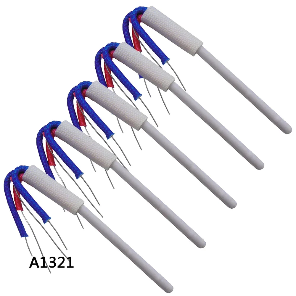 5 шт., керамический нагревательный элемент A1321, 24 В, 50 Вт для паяльной станции Saike 936 937 907 968, замена паяльника 
5 шт., керамический нагревательный элемент A1321, 24 В, 50 Вт для паяльной станции Saike 936 937 907 968, замена паяльника