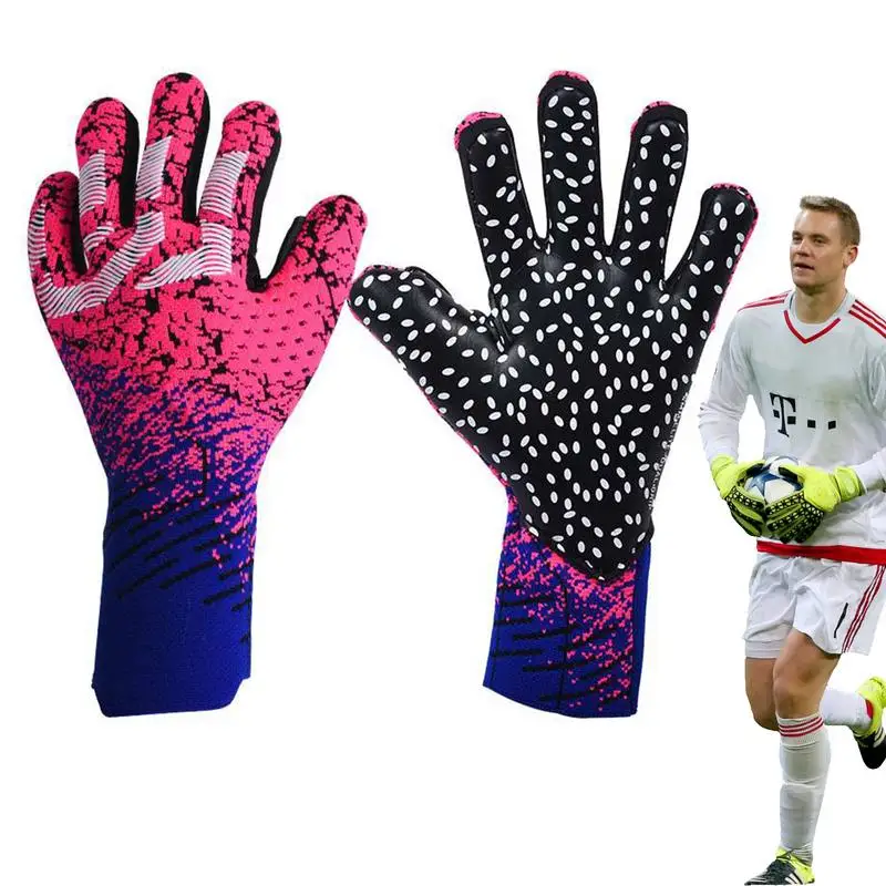 Football Gloves Professional Sports Soccer Goalie Gloves Football Gloves With Anti-slip Latex Palm Grips For Adult And Child
Football Gloves Professional Sports Soccer Goalie Gloves Football Gloves With Anti-slip Latex Palm Grips For Adult And Child