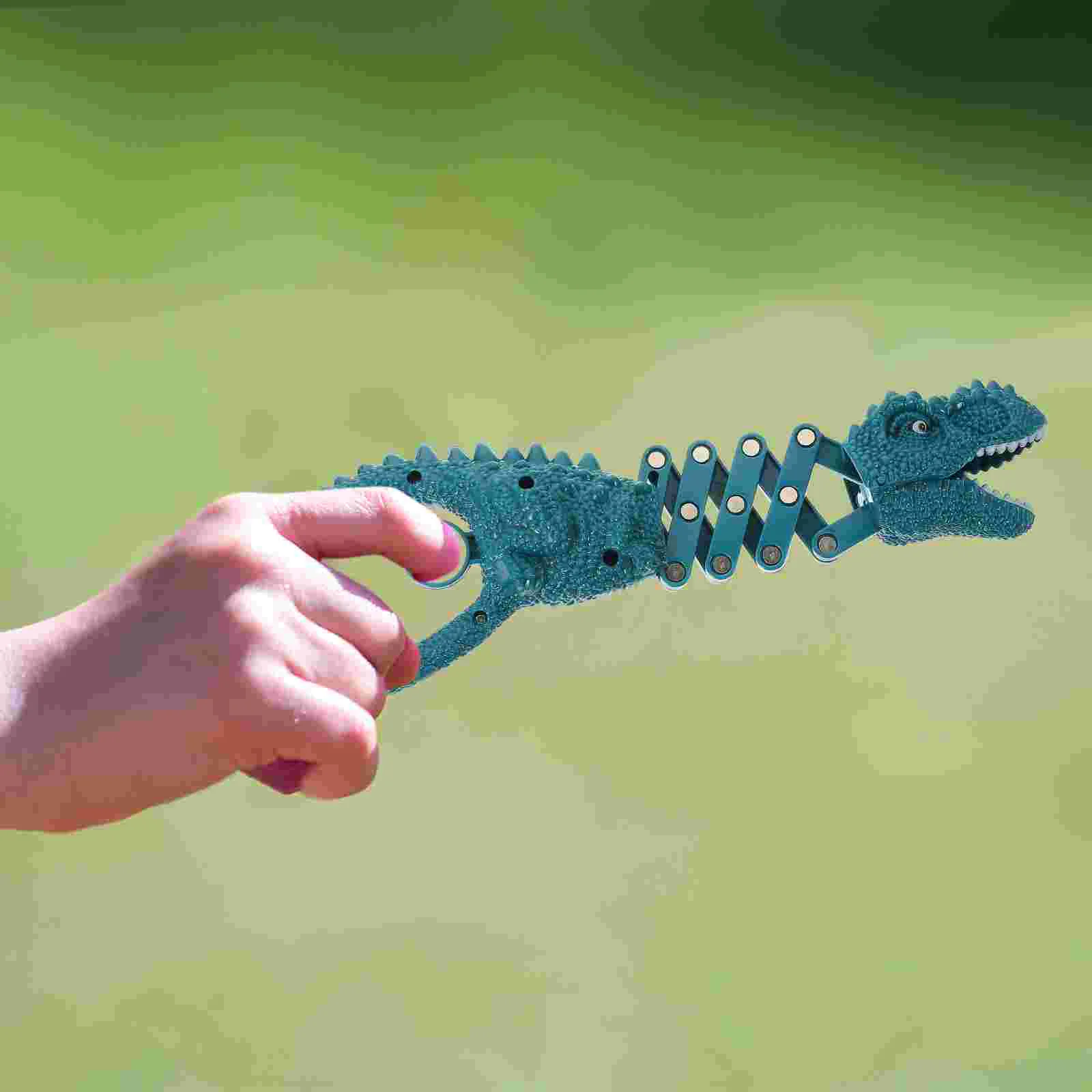 

Spring Manipulator Clip Dinosaur Telescopic Toy Tricky for Children Elastic Retractable Kids Interactive Catapult Toys