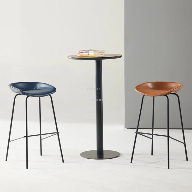 Креативные барные стулья в скандинавском стиле, высокий стул, дизайнерские Современные Простые барные стулья, роскошные расслабляющие передние табуреты, домашняя мебель
Креативные барные стулья в скандинавском стиле, высокий стул, дизайнерские Современные Простые барные стулья, роскошные расслабляющие передние табуреты, домашняя мебель
