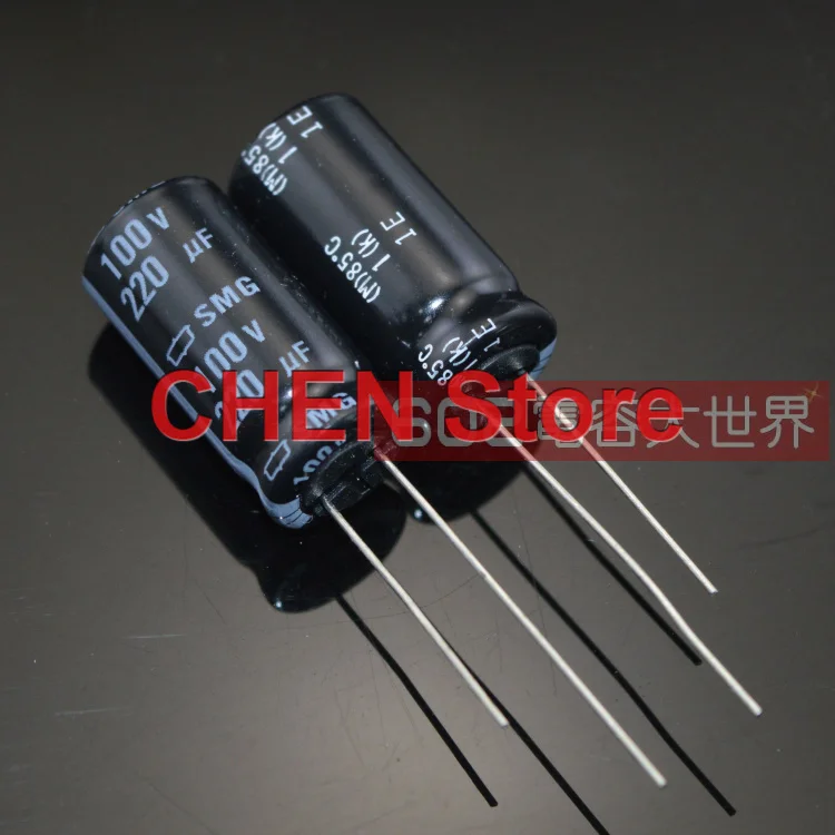 

20PCS Original Japan NIPPON SMG 100V220UF 12.5x25mm 85 degrees CHEMI-CON electrolytic capacitors NCC smg 220uf 100v