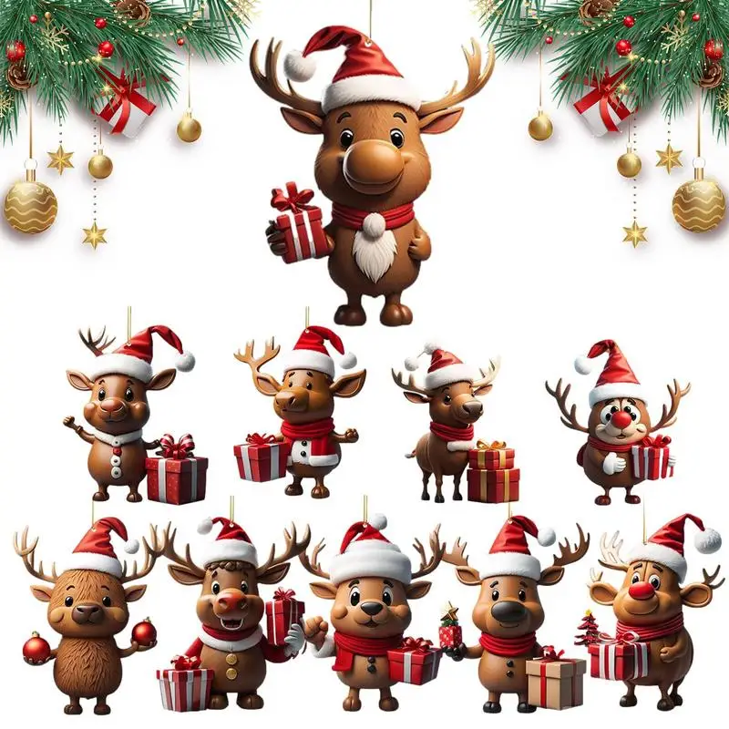 Christmas Deer Tree Ornaments Home Decors Party Supplies Tree Snowflake Ornaments Christmas Decoration Wall Hangings ornament
Christmas Deer Tree Ornaments Home Decors Party Supplies Tree Snowflake Ornaments Christmas Decoration Wall Hangings ornament